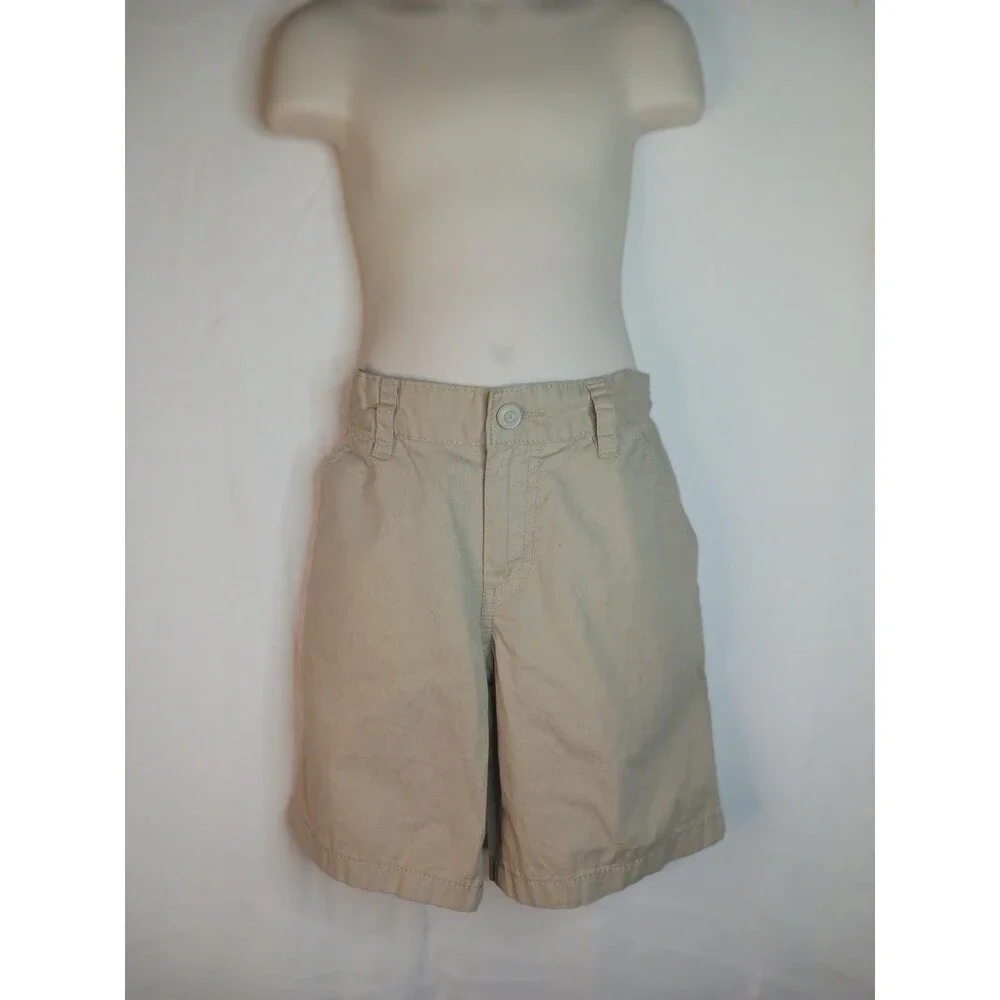 Cat And Jack Flat Front Khaki Boys Shorts Size 8